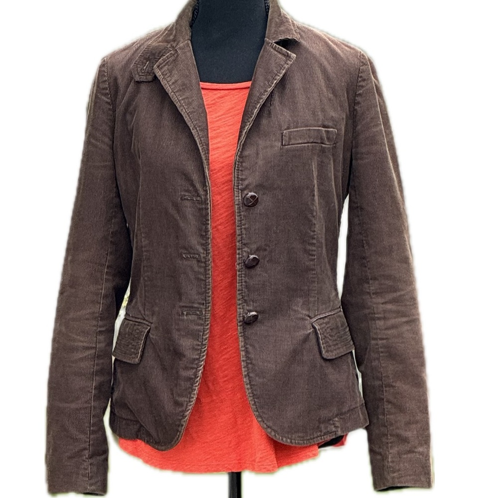 JCrew Corduroy Unlined Blazer in Brown